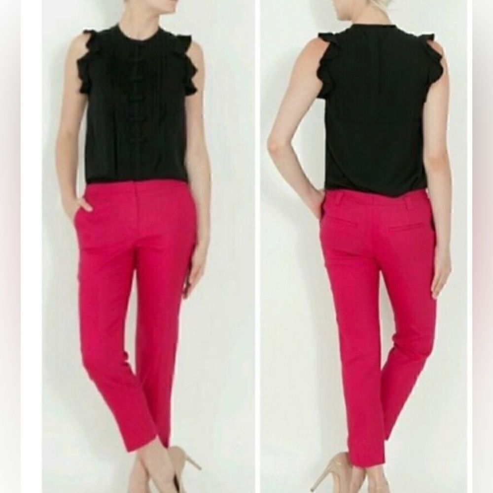 Diane Von Furstenberg Georgia Barbiecore Pink Pants